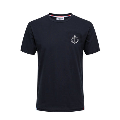 Thom Browne  Anchor embroidery T-shirt