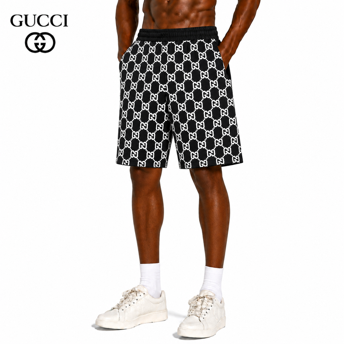 Gucci Signature GG Monogram Shorts