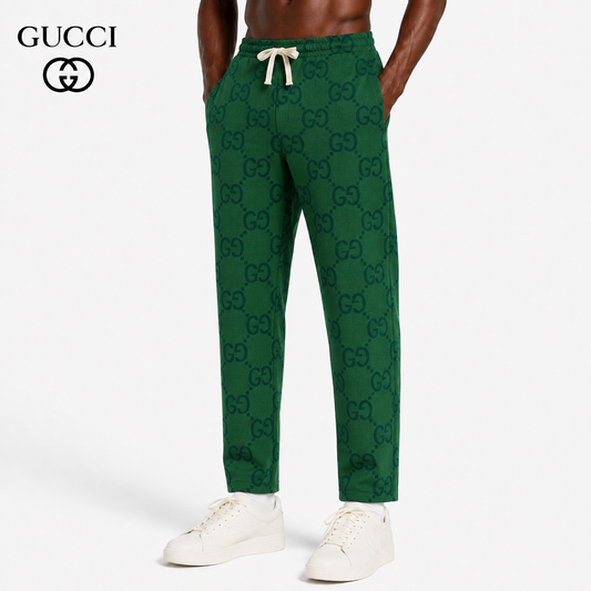 Gucci GG Monogram Jacquard Jogger Pants