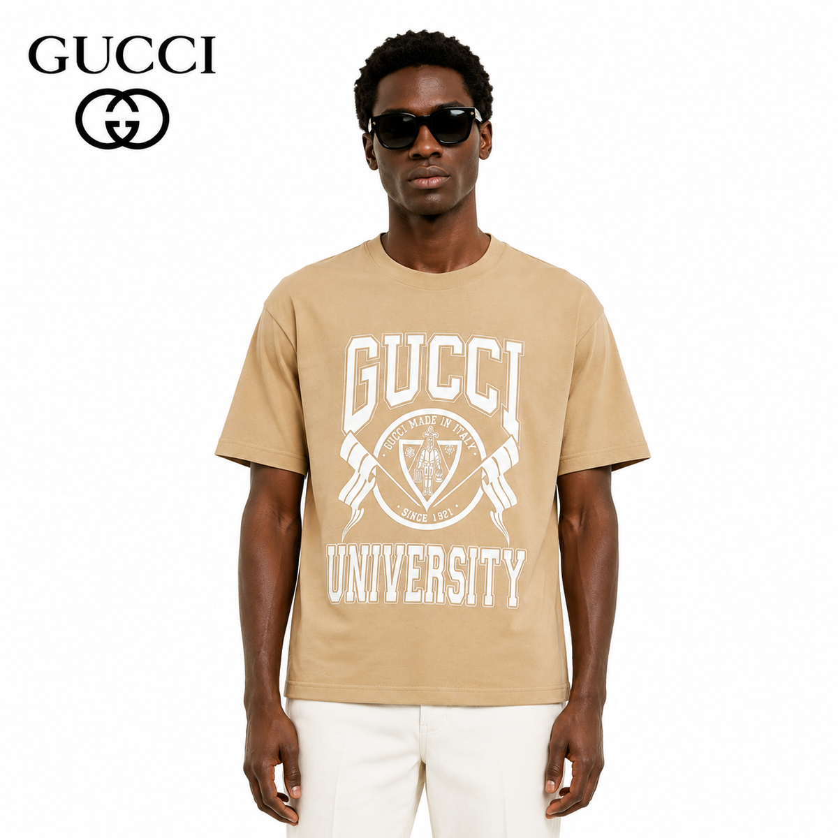 Gucci University Crest Graphic T-Shirt