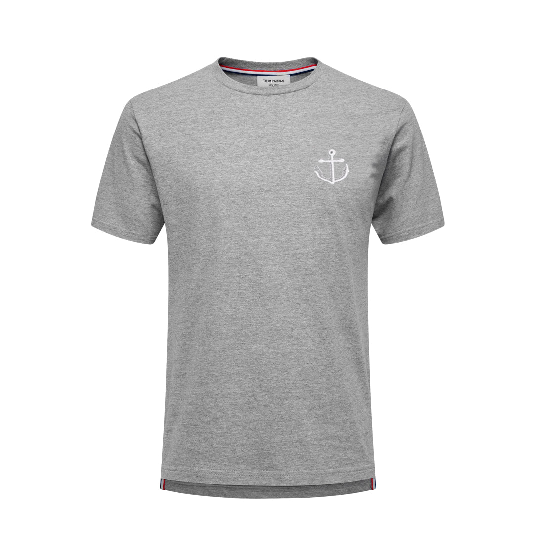 Thom Browne  Anchor embroidery T-shirt