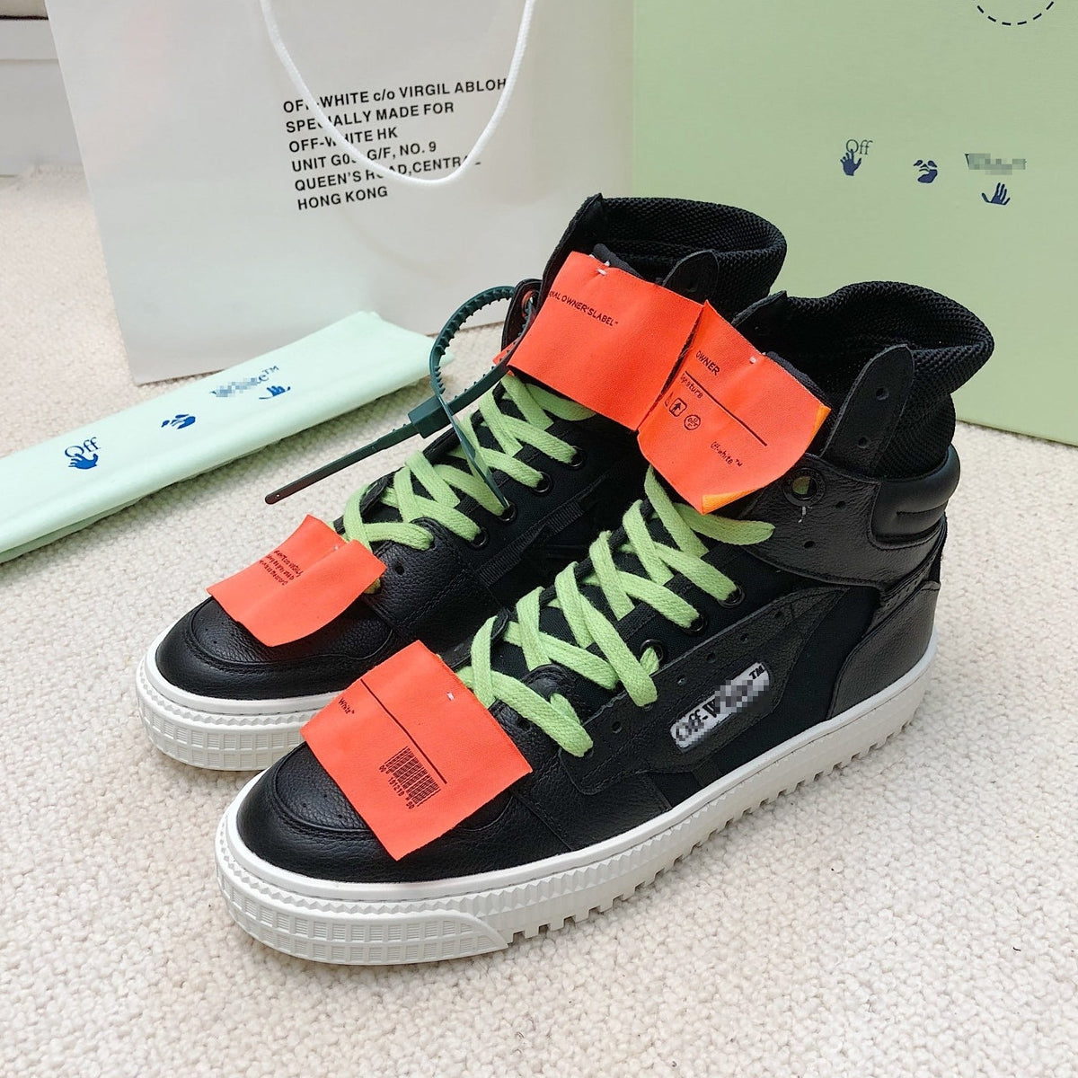 Off-White Arrow logo high-top sneakers#13
