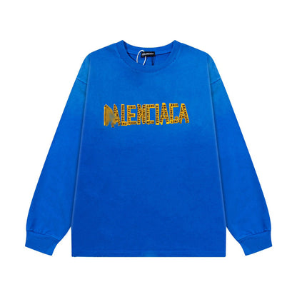 Balenciaga  Couples Print Sweatshirt