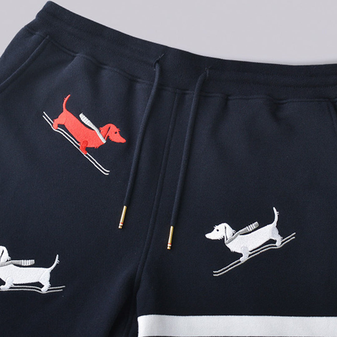 Thom Browne  Embroidery Sports shorts