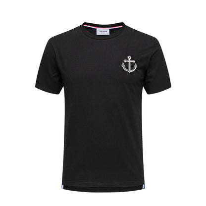 Thom Browne Anchor embroidery T-shirt