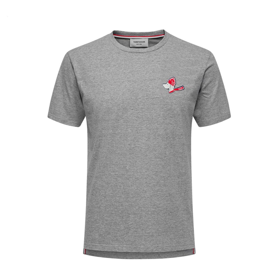 Thom Browne Christmas Dog Embroidery T-shirt