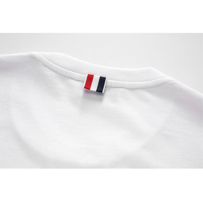 Thom Browne  Anchor embroidery T-shirt
