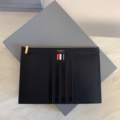 Thom Browne Top-grade cowhide clutch