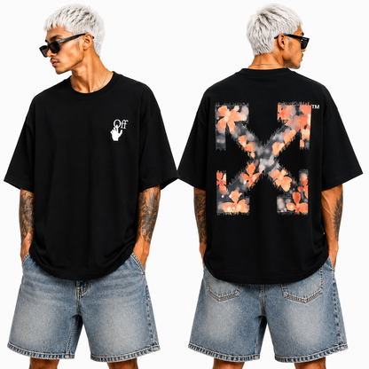 OFF-White  Arrow Logo Cotton T-shirt#68