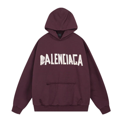 Balenciaga Print LOGO Hoodie