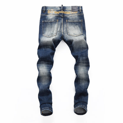 dsquared2 hot diamond embroidery Jeans