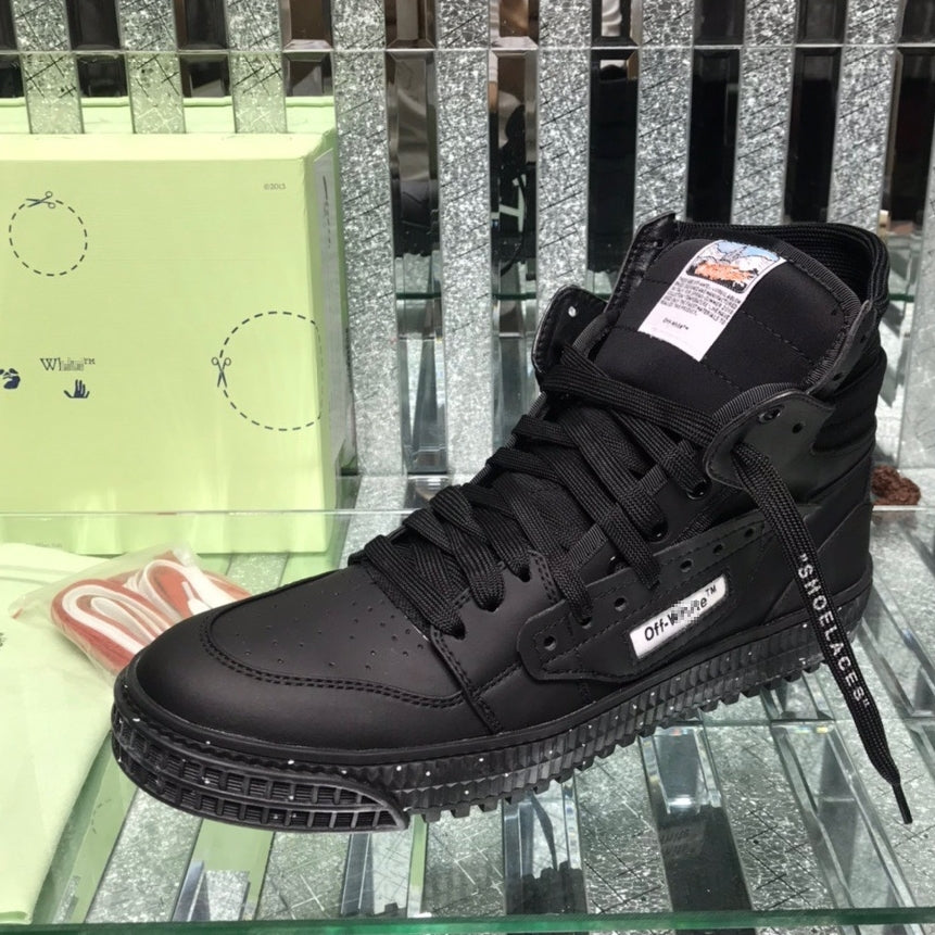 Off-White  Arrow Logo Leather Sneakers #34