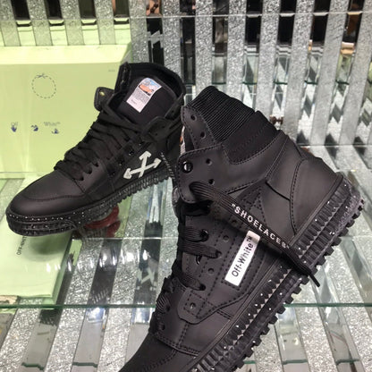 Off-White  Arrow Logo Leather Sneakers #34