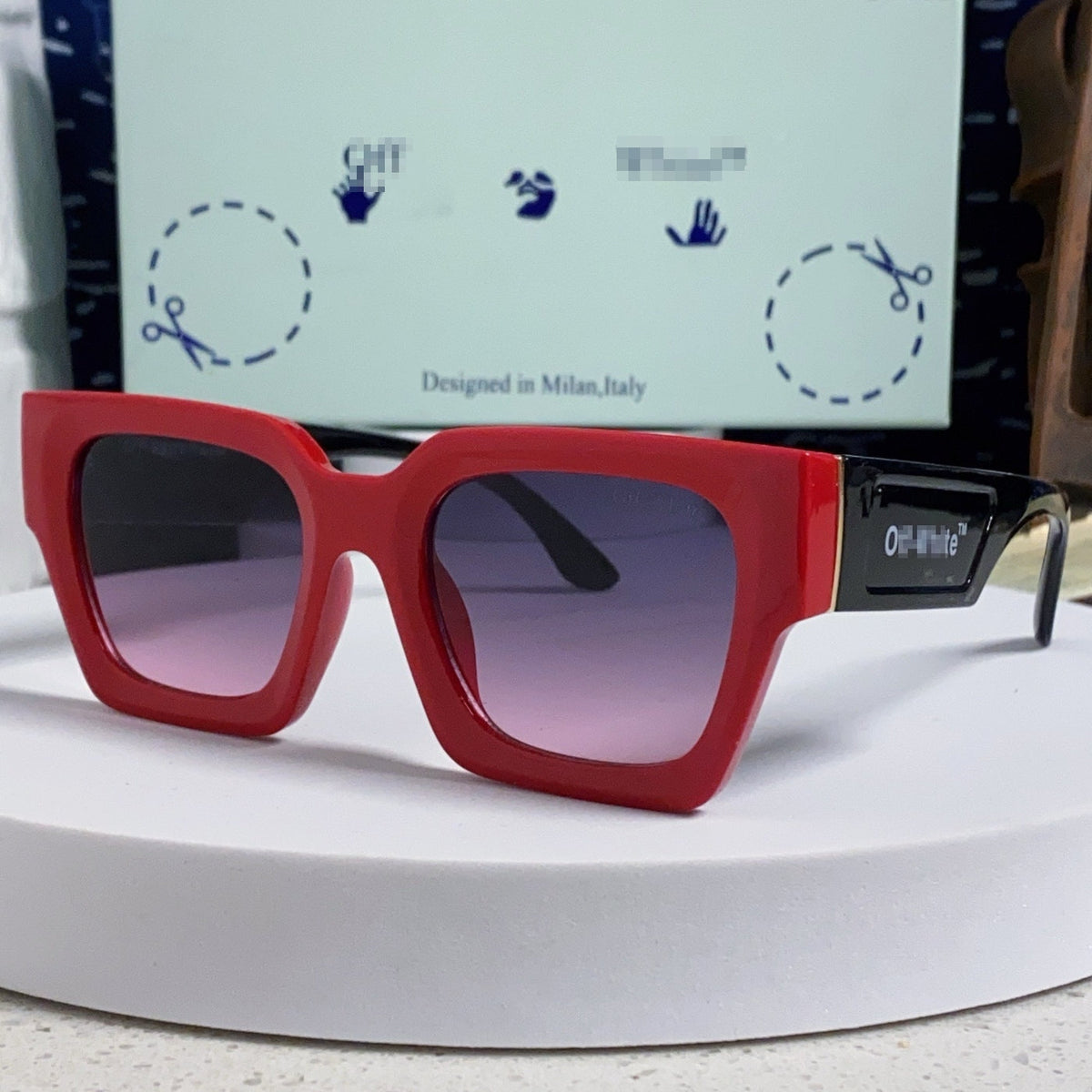Off-White  Arrow logo sunglasses#005