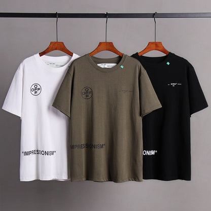 OFF-White  Arrow logo print T-shirt#2