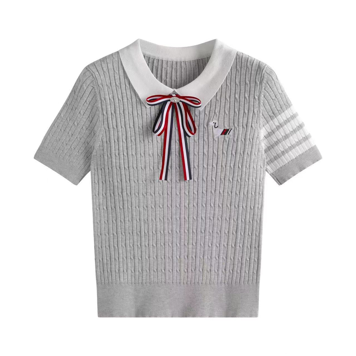 MR.TOM  Women Stripe T-shirt