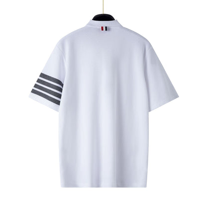 Thom Browne  Pocket Stripes POLO Shirt