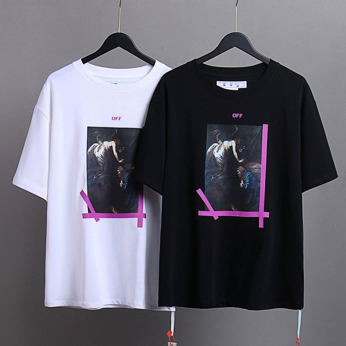 OFF-White  Arrow Logo Cotton T-shirt#70