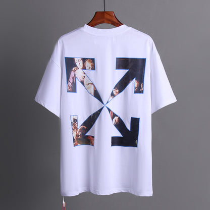 OFF-White  Arrow logo print T-shirt#90