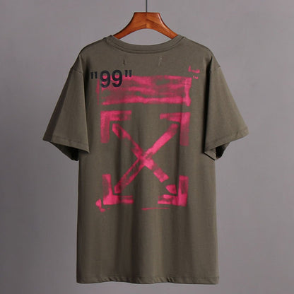OFF-White  Arrow logo print T-shirt#2