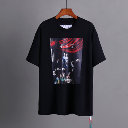 OFF-White  Arrow logo print T-shirt#90