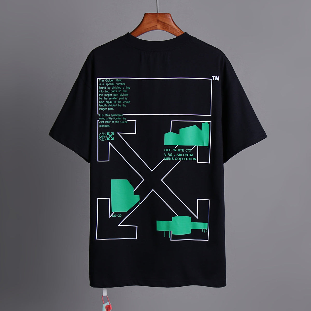 OFF-White  Arrow logo print T-shirt#73