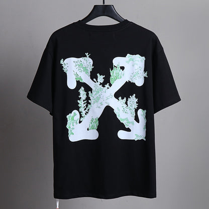 OFF-White  Arrow logo print T-shirt#81