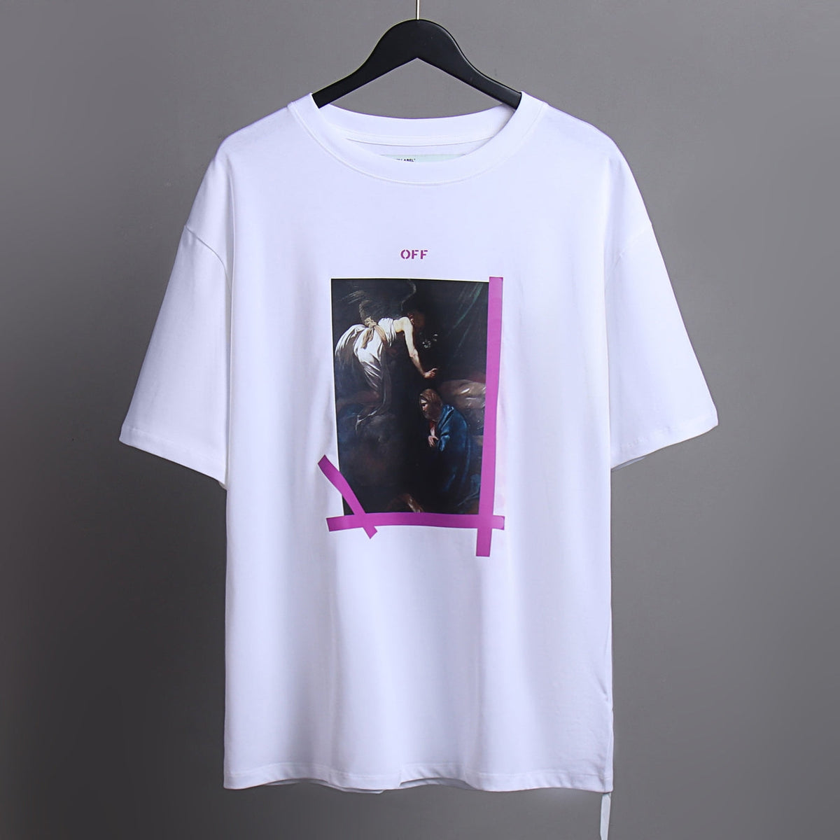 OFF-White  Arrow Logo Cotton T-shirt#70