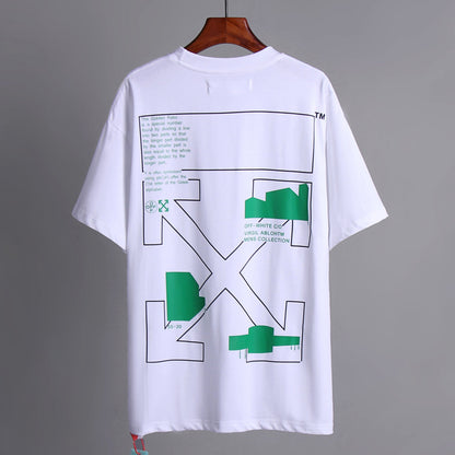 OFF-White  Arrow logo print T-shirt#73