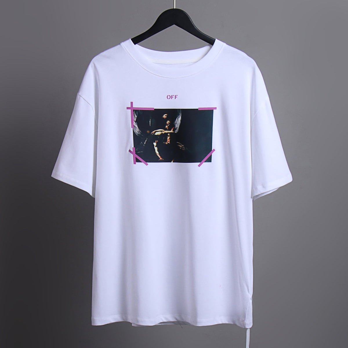 OFF-White  Arrow logo print T-shirt#69