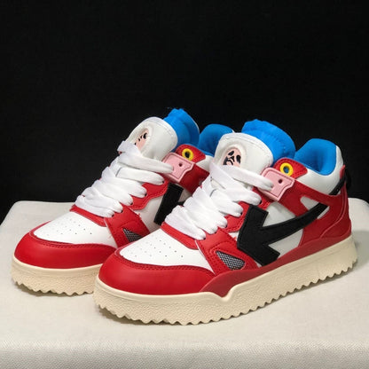 Off-White Arrow Logo Leather Sneakers #40