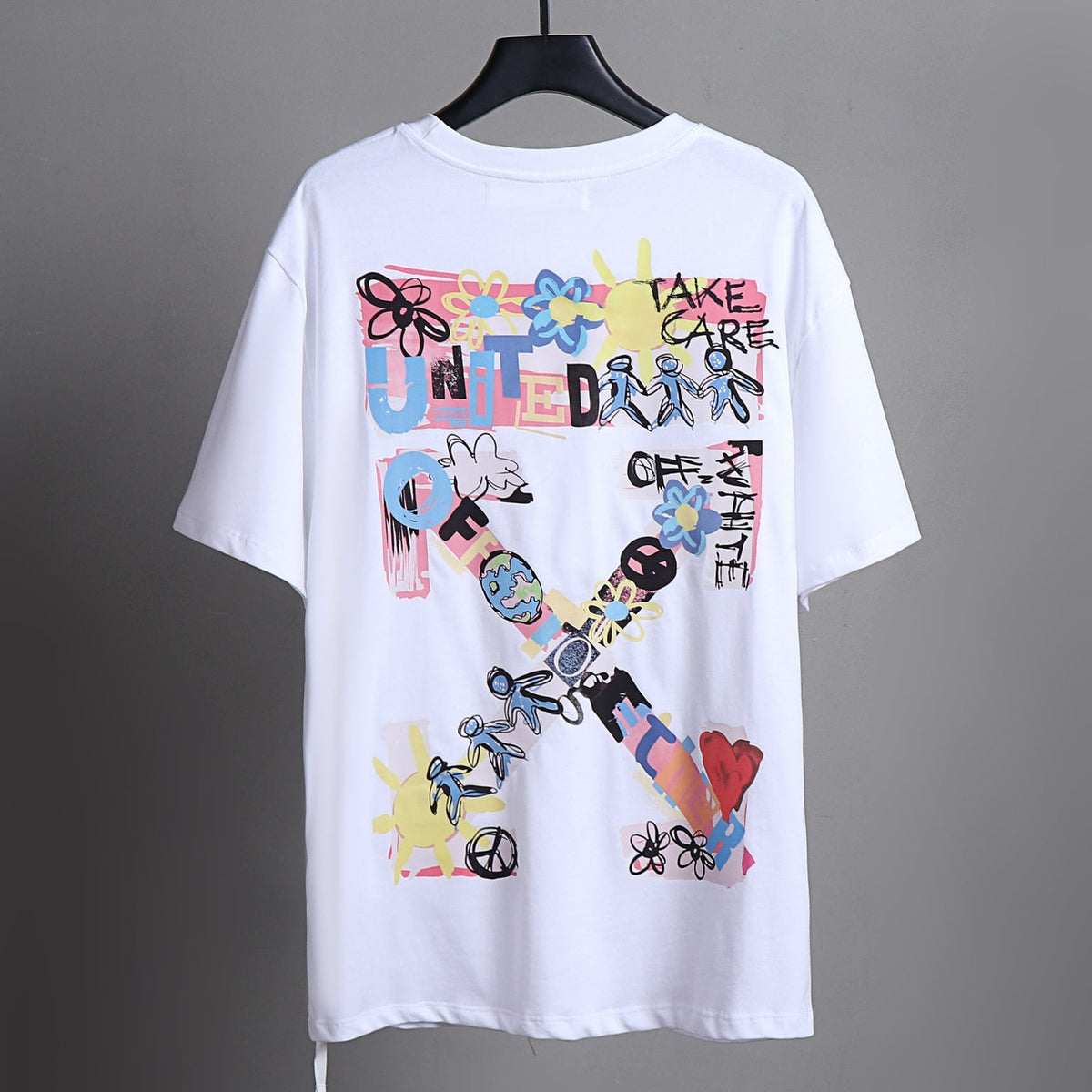 OFF-White  Arrow logo print T-shirt#85