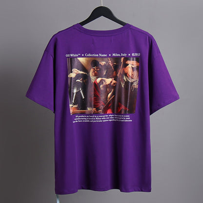 OFF-White Arrow logo print T-shirt#89
