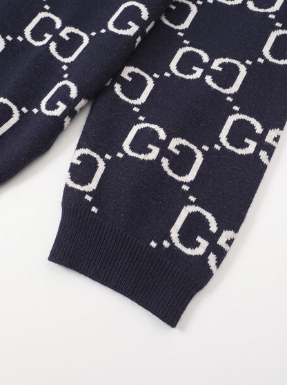 Gucci Monogram Double-G Crewneck Sweater - Image 6