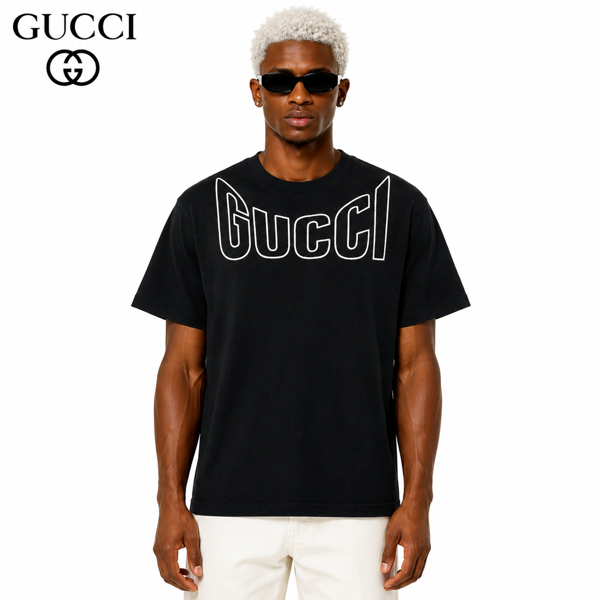 Gucci Outline Logo Oversized T-Shirt