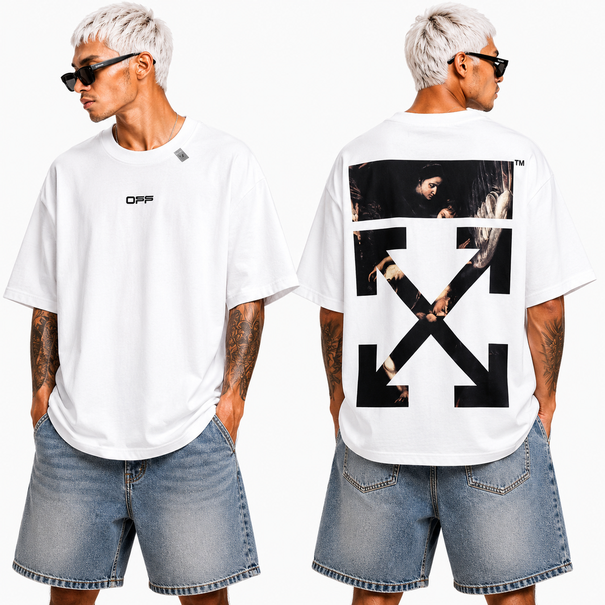 OFF-White  Arrow sign T-shirt#64