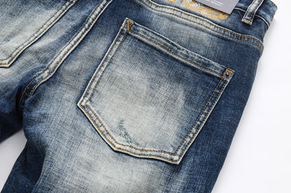 dsquared2 hot diamond embroidery Jeans