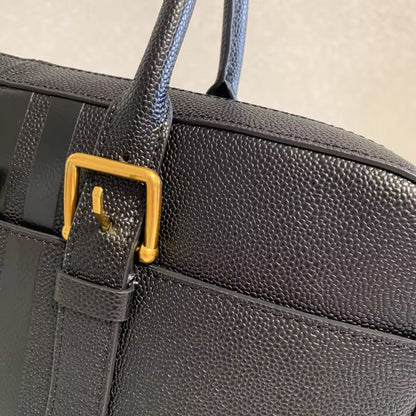 Thom Browne Top-grade cowhide briefcase