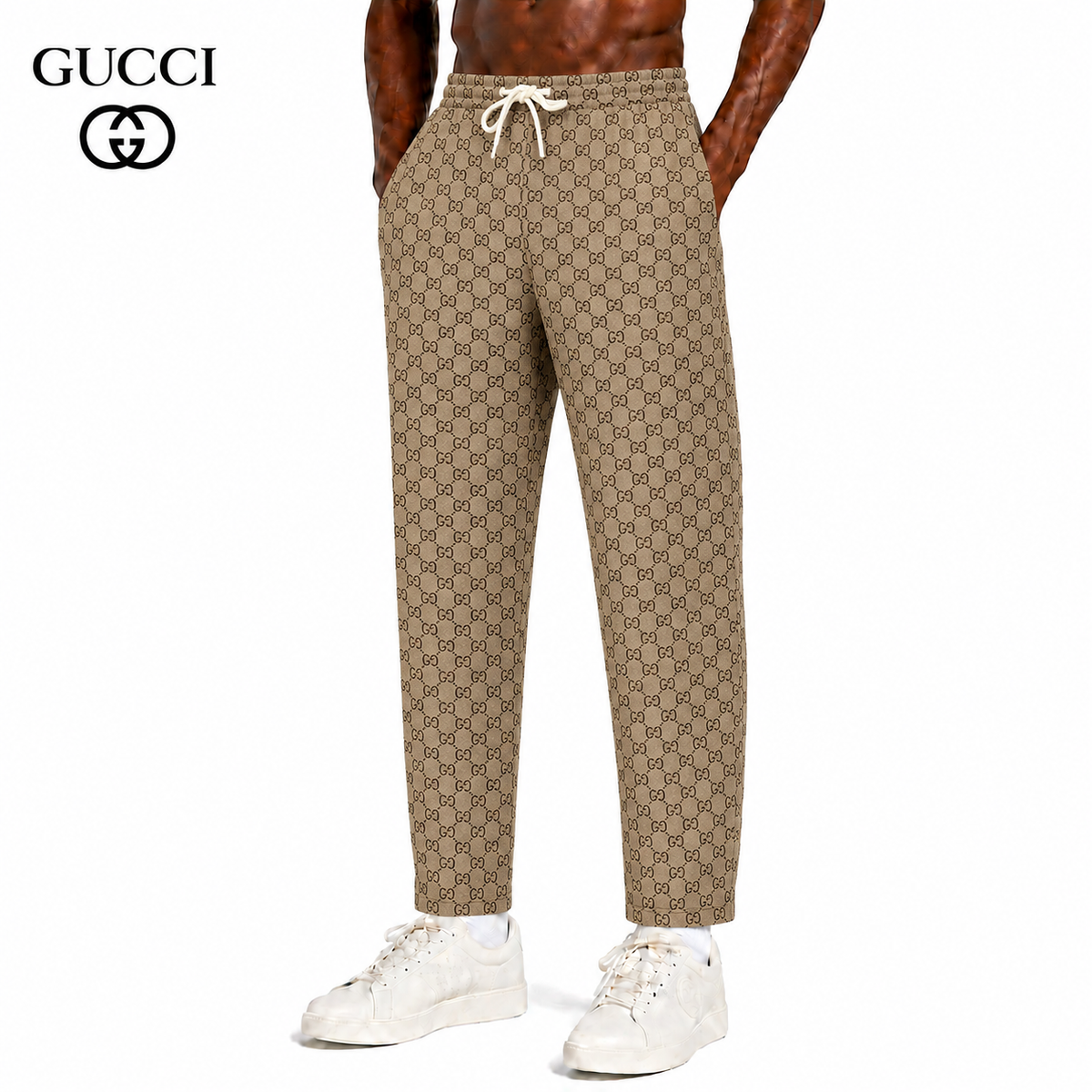 Gucci GG Monogram Jogger Pants