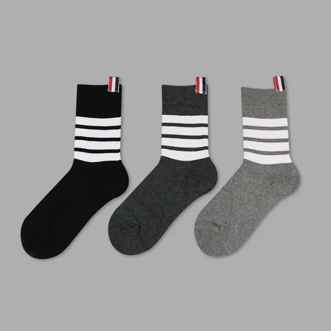 Thom Browne  Four stripe socks