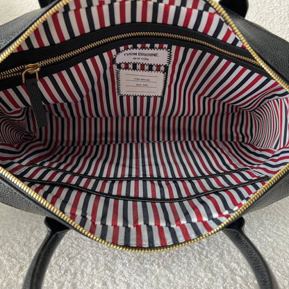Thom Browne Top-grade cowhide briefcase