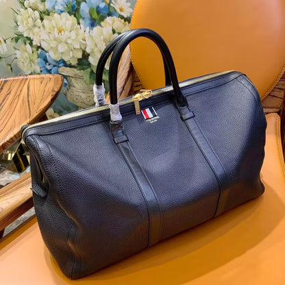 Thom Browne  Top-grade cowhide travel bag