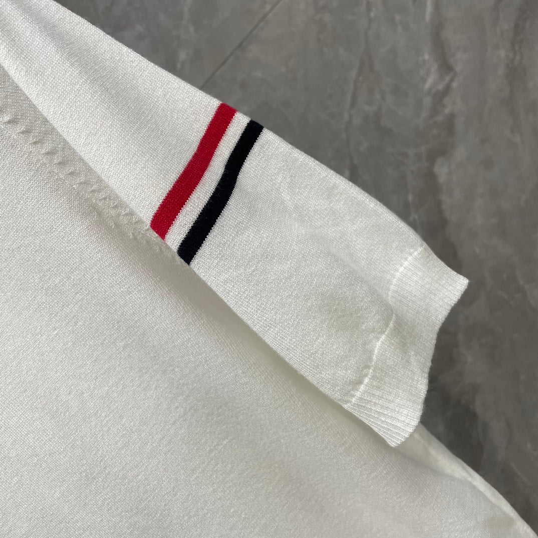 Thom Browne  2025ss Men Wool POLO T-shirt