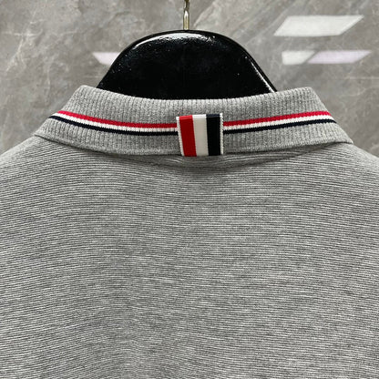 Thom Browne 2025ss Loose polo T-shirt