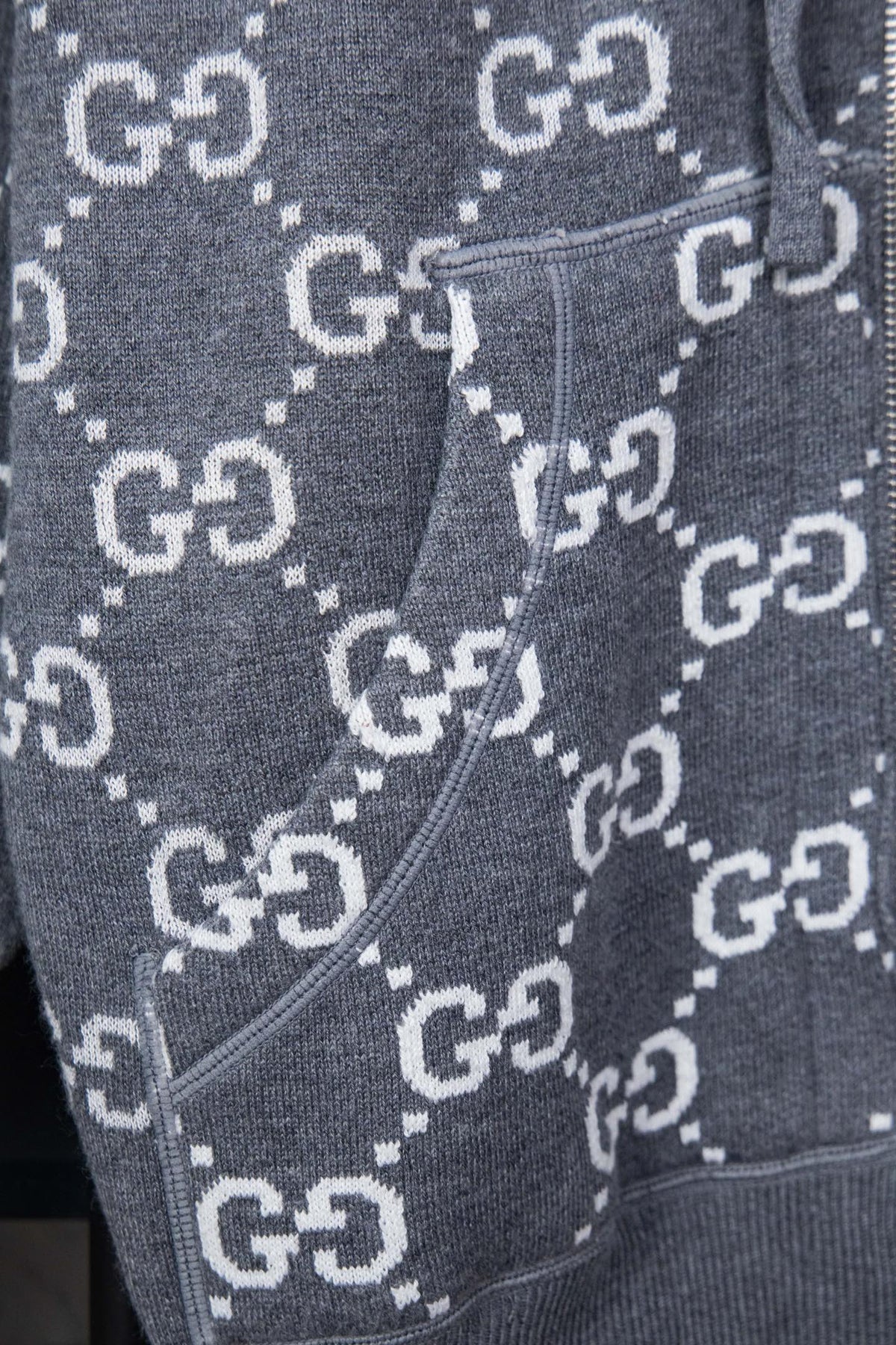Gucci M244 Jacquard Crewneck Sweater - Image 6