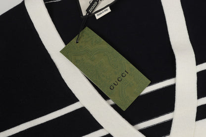 Gucci Embroidered Striped Cardigan - Image 4