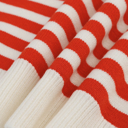 Gucci Jacquard Embroidered Striped Crewneck Sweater - Image 6