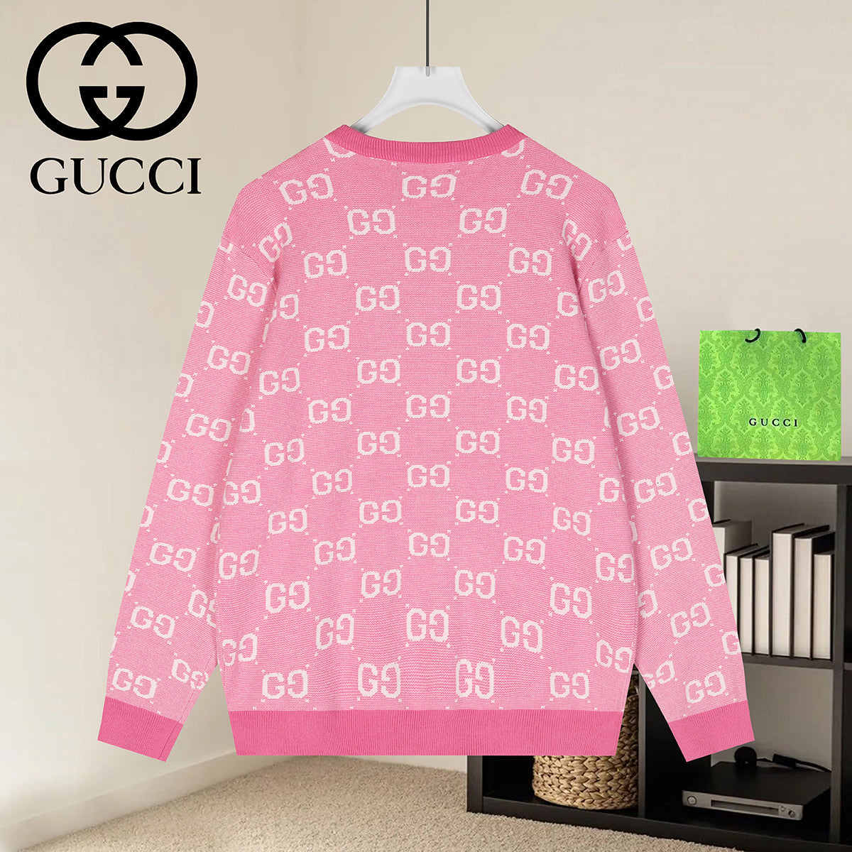 Gucci Jacquard Crewneck Sweater zgwXHg - Image 29