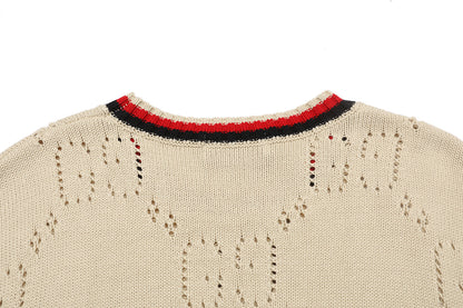 Gucci Open-Knit Crewneck Sweater - Image 4