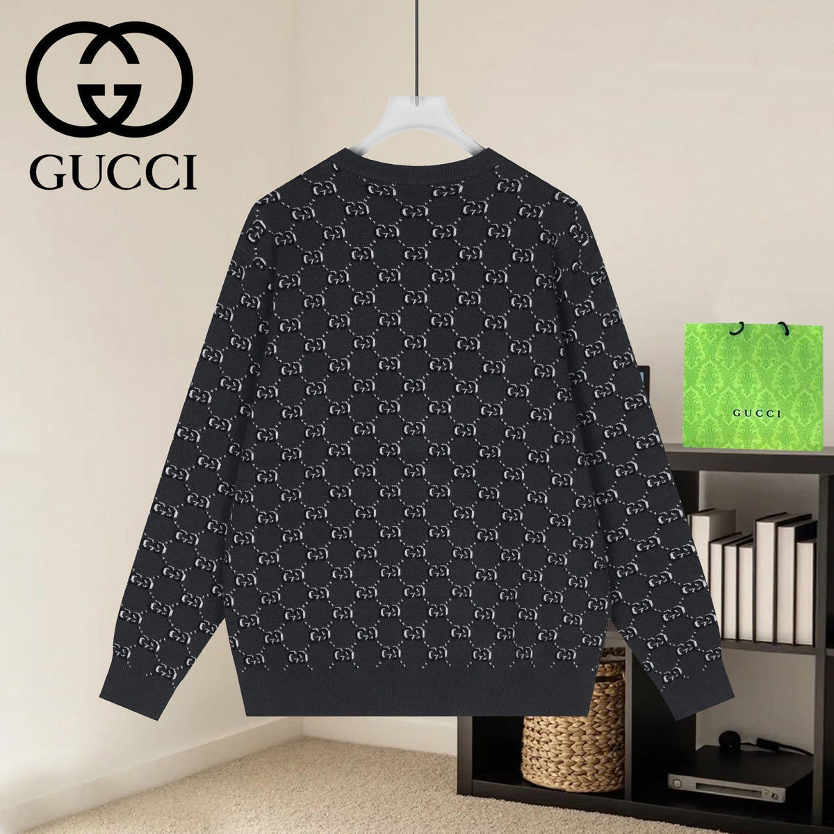 Gucci Jacquard Crewneck Sweater zgwXHg - Image 20